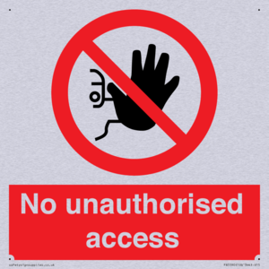No unauthorised access